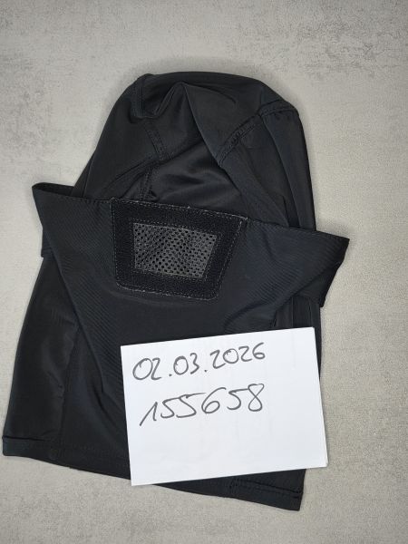 Balaclava Sturmhaube mit integr. Gitter Mundschutz schwarz