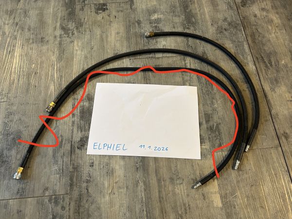 3x HPA Schlauch Anschlussschlauch US Kupplung verschiedene Längen 60cm 90cm