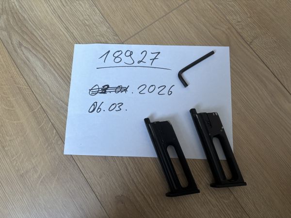 2x WE (Cybergun) Desert Eagle C02 Magazin