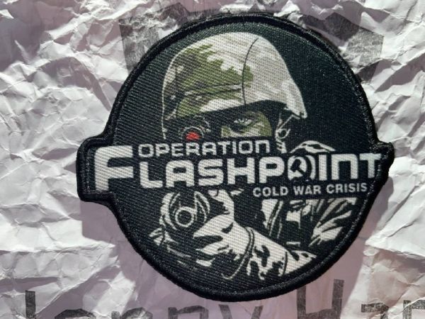 Operation Flashpoint Patch – Cold War Crisis Velcro Patch 9,8×8,6 cm | Tactical Gaming Morale Patch