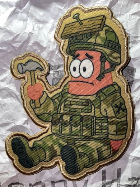 Patrick Hammer Meme Patch – Combat Engineer / Pionier Velcro Patch Multicam 12,5×9,8 cm
