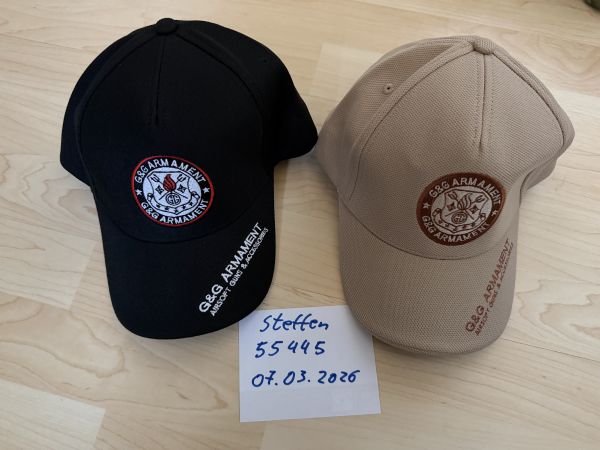 G&G ARMAMENT BASECAP CAP SET MÜTZE beige schwarz neu