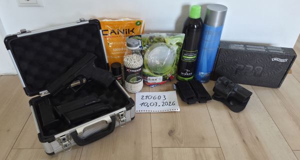 VFC Walther PPQ M2 mit Metallschlitten GBB 6mm BB schwarz