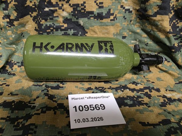 HPA Flasche 0,8L 200Bar/3000PSI [2024/12]