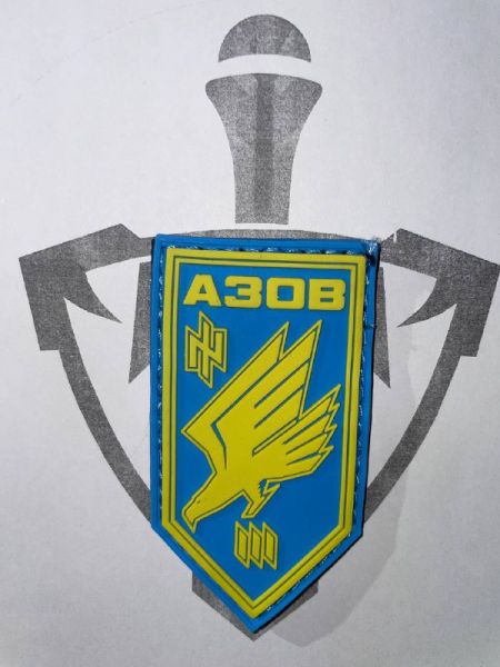 3rd Company Azov Regiment PVC Patch – 3. Kompanie „III“ Eagle Logo