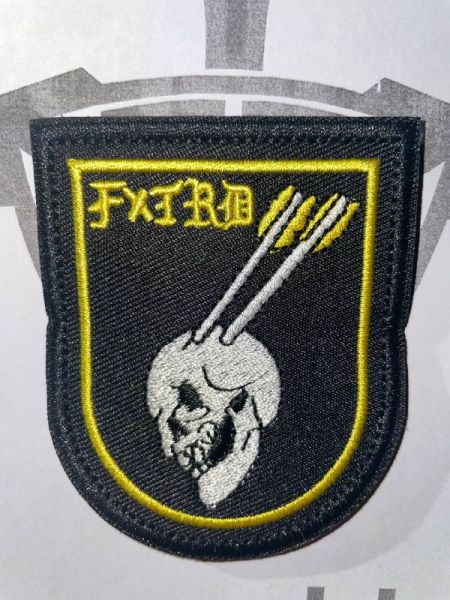 FOG FXTRD Patch – Forward Observations Group × TRD Skull Velcro Patch
