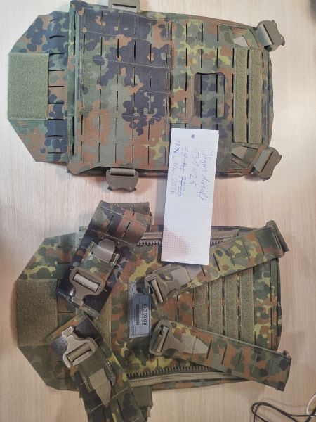 MGS 2.0 Cobra Schnallen Plattenträger MD Textil Flecktarn