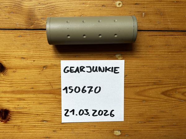 Lackierte 14mm +/- Schalldämpfer Attrappe 110mm Länge