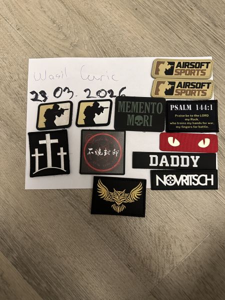 Patches verschiedener Art 