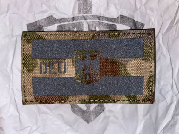 DEU Deutschland Adler Patch – Bundeswehr Multitarn IR Velcro Patch