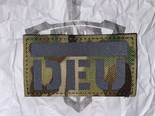 DEU IR Reflektor Patch – Bundeswehr Multicam Velcro Patch