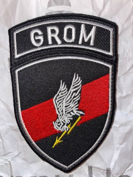 GROM Polen Patch – Polnische Spezialeinheit Velcro Patch