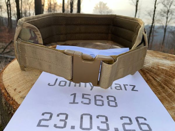 Tactical Warrior Belt MOLLE – Gepolsterter Gürtel Multicam