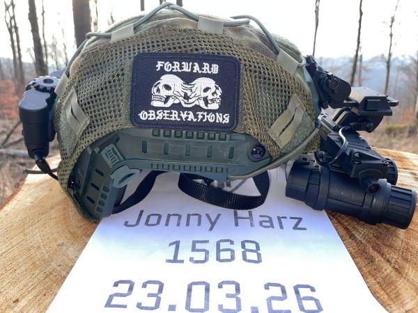 FAST Helm Set – NVG Dummy + ATACS FG Cover + FOG Patches (SOF Style)