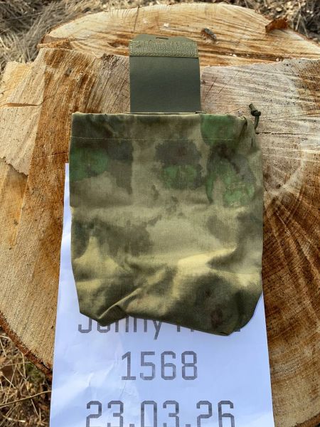 A-TACS FG Dump Pouch MOLLE – Faltbare Mag Drop Tasche (500D Nylon)