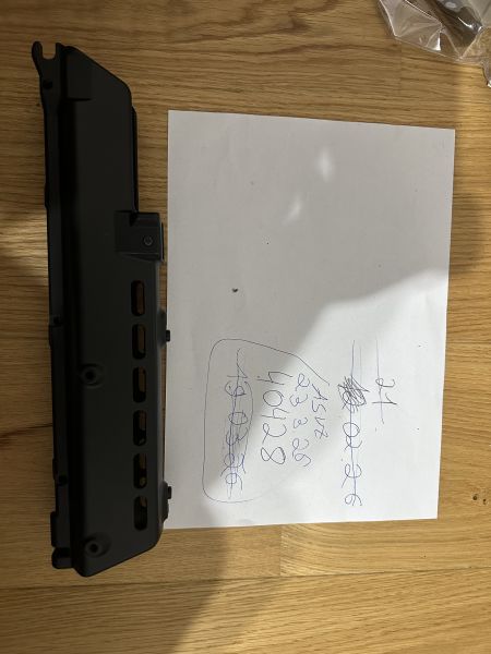 Original G36 IDZ Handschutz Alu Schwarz Original 