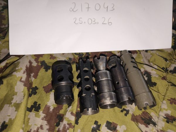 Verkaufe Airsoft AK Stahl Flash Hider mit 24mm Gewinde