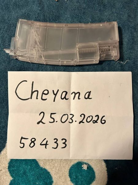 Magazin Style Speedloader für 450 BBs weiss-transparent