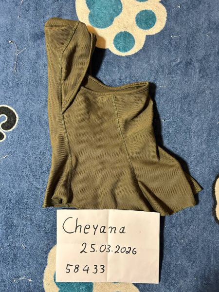 olivfarbene Mesh-Balaclava