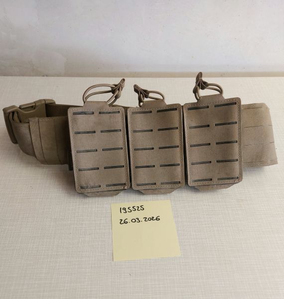 Tasmanian Tiger TT Warrior Belt LC Lasercut mit Idogear magpouches (coyote)