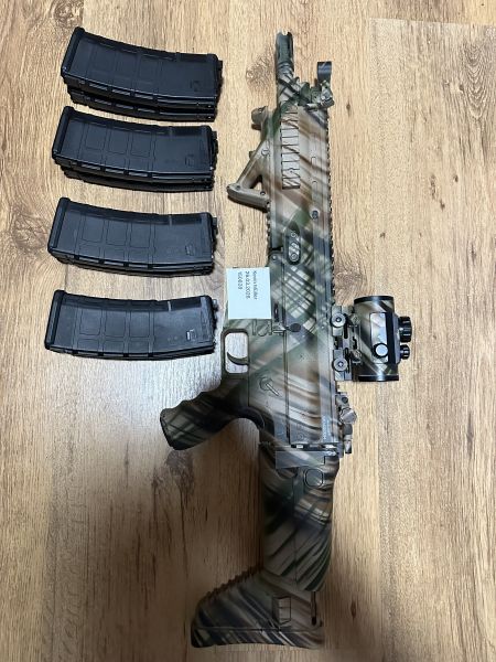 WE SCAR-L GBB Open Bolt | NPAS | 8x PMAG | Red Dot | Custom Paintjob