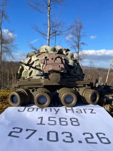 FAST Helm Set – NVG Dummy + Multicam Scrim Cover (Helmet Net) (SOF Style)