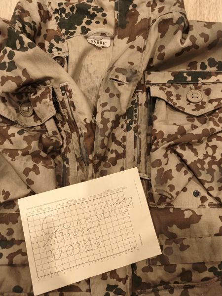 Sabre Tropentarnsmock Gen. III  in XL
