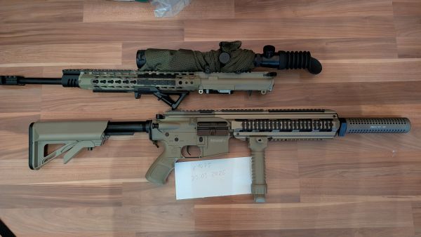 ICS CXP16L in Tan + Custom DMR Upper Receiver Modded