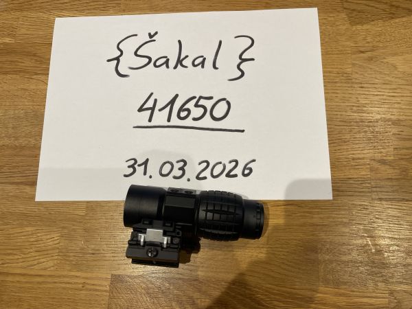 Flip-Up Visier mit 3fach Vergrößerung