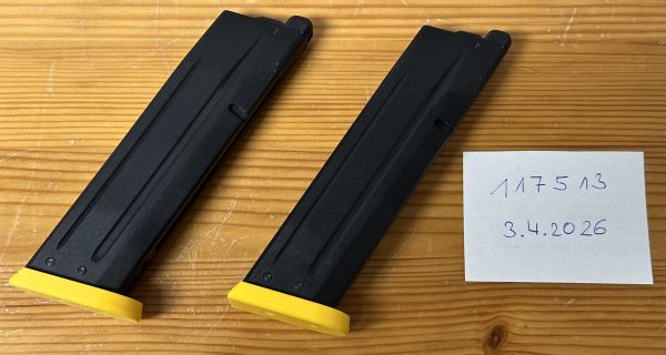 2 dichte P-09 Gas Magazine, Top Zustand 