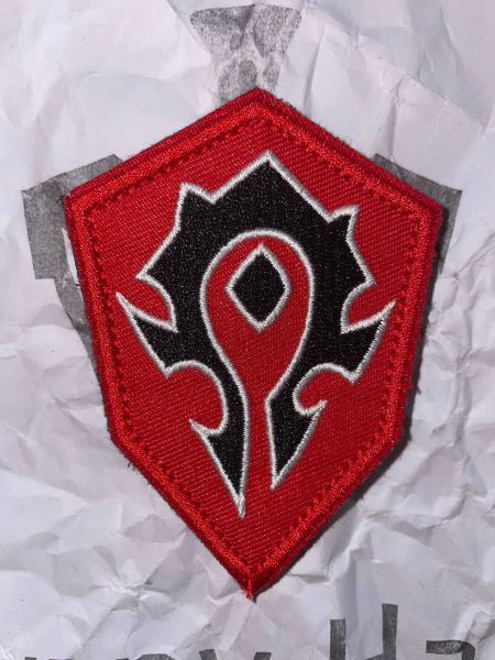 Horde Stoff Patch – Fraktionssymbol | World of Warcraft Klettaufnäher