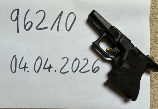 KJ Works-G26 Griffstück mit SAI - Abzug/komplett mit Innenteilen&Stippling