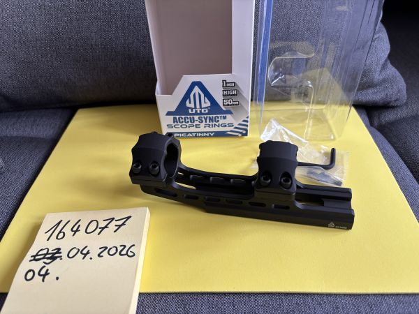 UTG Accu-Sync Picatinny High-Profile Mount 50mm Offset f. 25mm Zielfernrohr