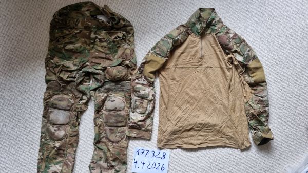Miltec Uniform Set Multicam ACP Combat Shirt mit Combat Hose ACP