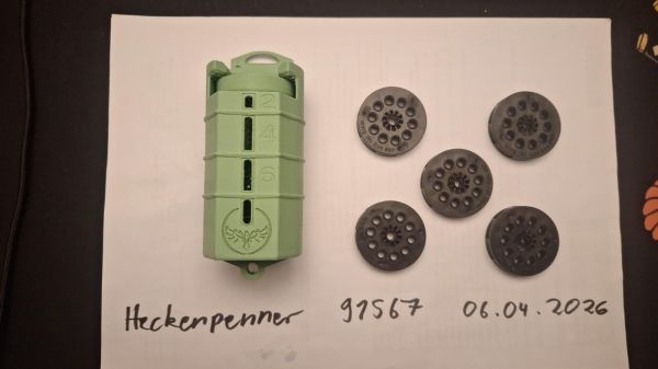 5x Elite Force H8r Revolver 10rd Magazine