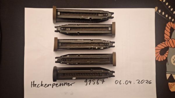 5x WE M&P 9 GBB Magzine