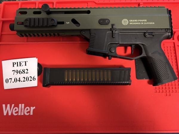 S-AEG 1,3 Joule SP10A3 Stribog CHARLIE Upgrade Schwarz/Oliv V2 QRS ETU