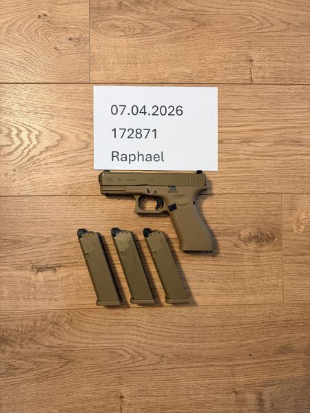 VFC Glock 19X GBB inkl. 3 Magazine und Gas+BBs