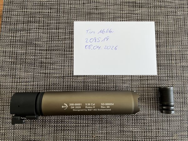 ASG B&T Rotex-V 197mm Silencer