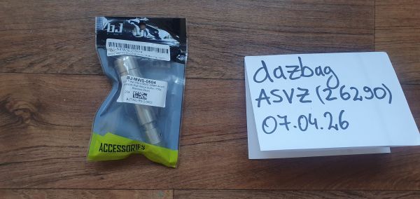 BJ Tac Marui MWS GBBR Adjustable High Recoil Buffer 150g Stainless Steel