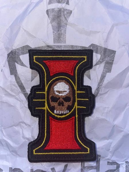 Inquisition Patch – Warhammer 40K Stoff Klett Aufnäher Inquisitor 8,9×5,5 cm