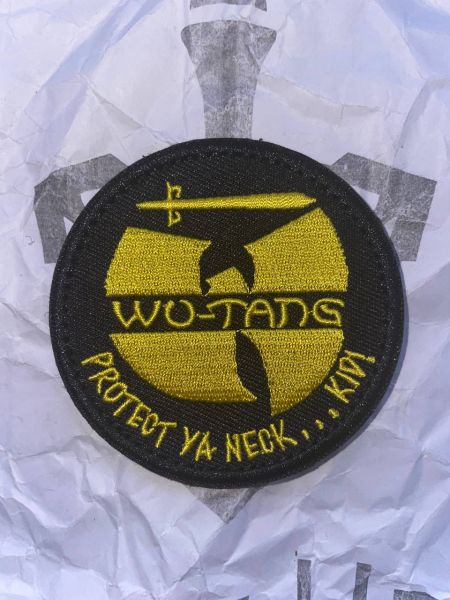 Wu-Tang Patch – Protect Ya Neck Klett Aufnäher Hip-Hop 8×8 cm