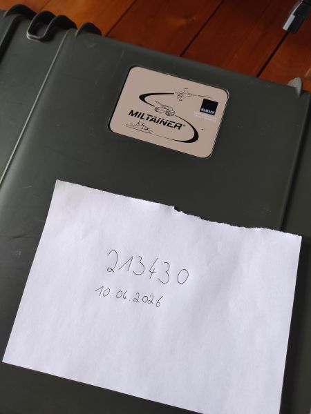Waffenkoffer org. Bundeswehr SpezKr. Wasserdicht