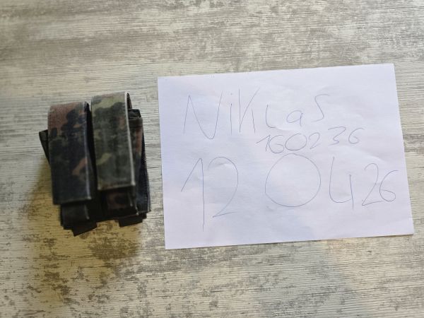 Double Pistolenmagazin pouch - Cordura