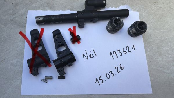 AK74 Frontsight, Kornträger AK74M/AK47/AKM Konvolut