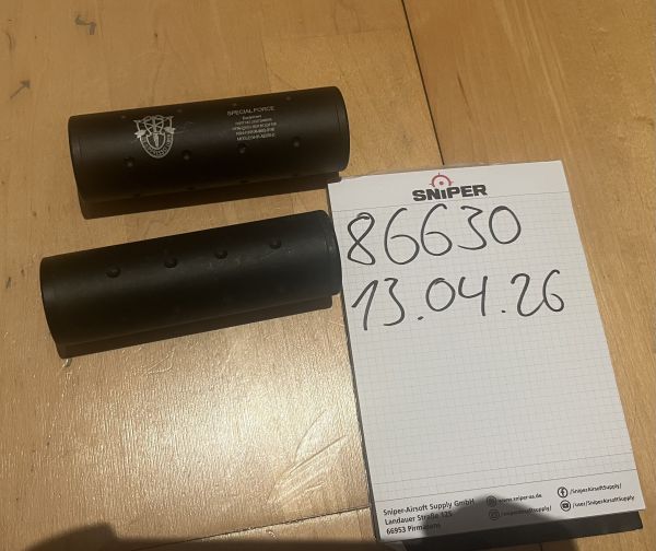 2x Double Screw Silencer