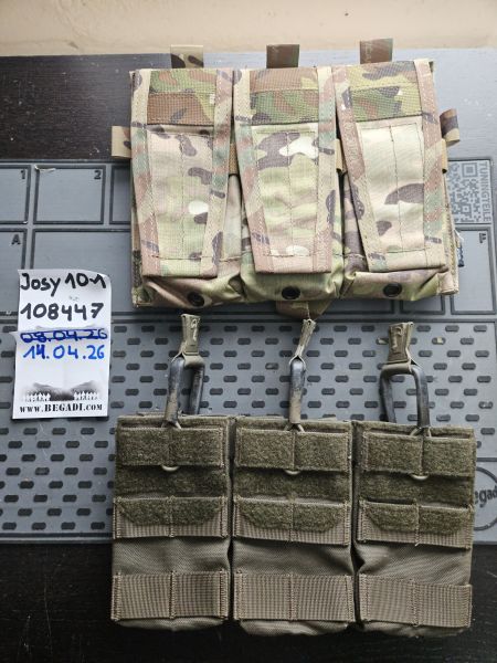 V1: Magazintaschen, Tripple Mag Pouch, Agilite AG3, Ranger Green, Multicam, Crye Klon, Pew Tactical, 5.56, Emerson FMA, Placard