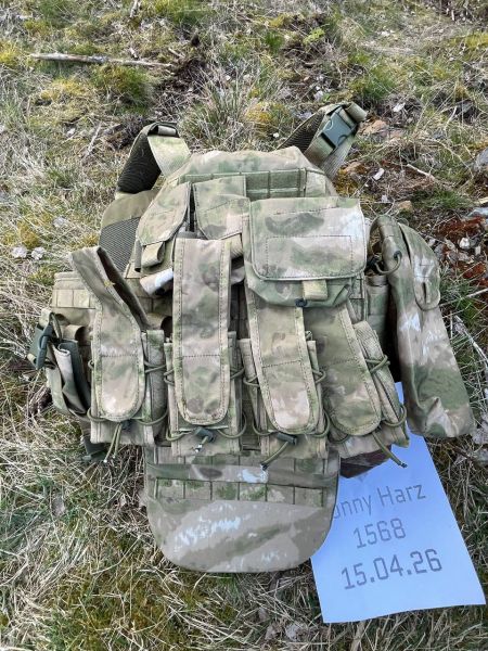 Fort Style Plate Carrier – ATACS FG (Russische Variante) | Rusfor SOBR MilSim Weste inkl. Pouch-Set