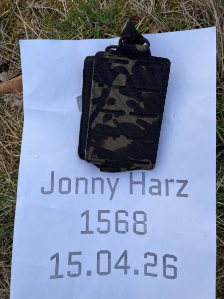 M4 Einzelmagazintasche – Black Multicam | Lasercut MOLLE Mag Pouch (STANAG)