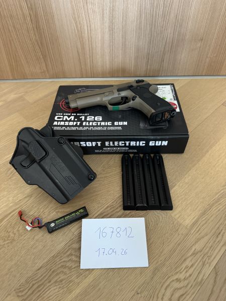 Cyma AEP inkl. Mosfet + 4 Magazine